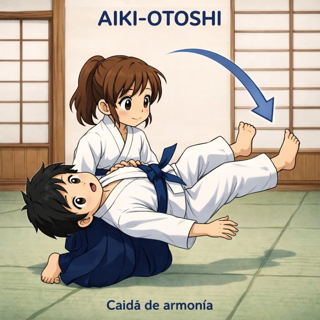 Ilustración de Aiki otoshi