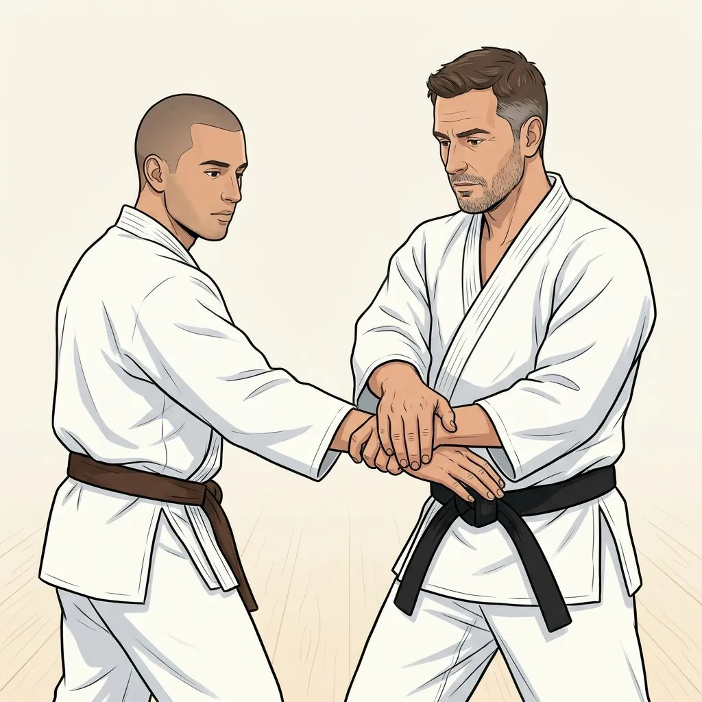 Ilustración de Kote gaeshi